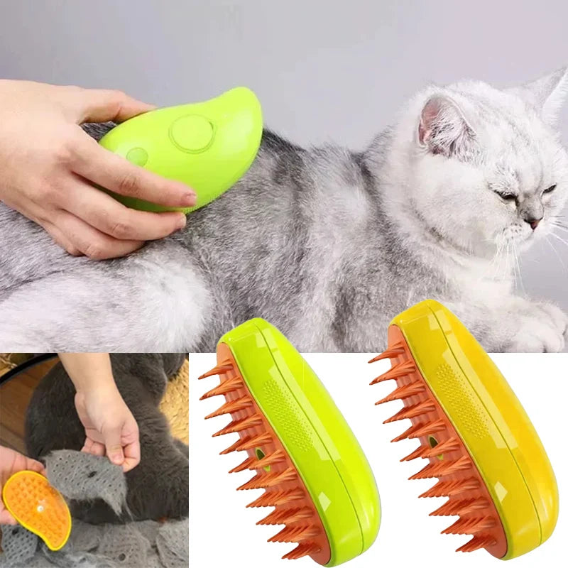 Escova de vapor para gatos