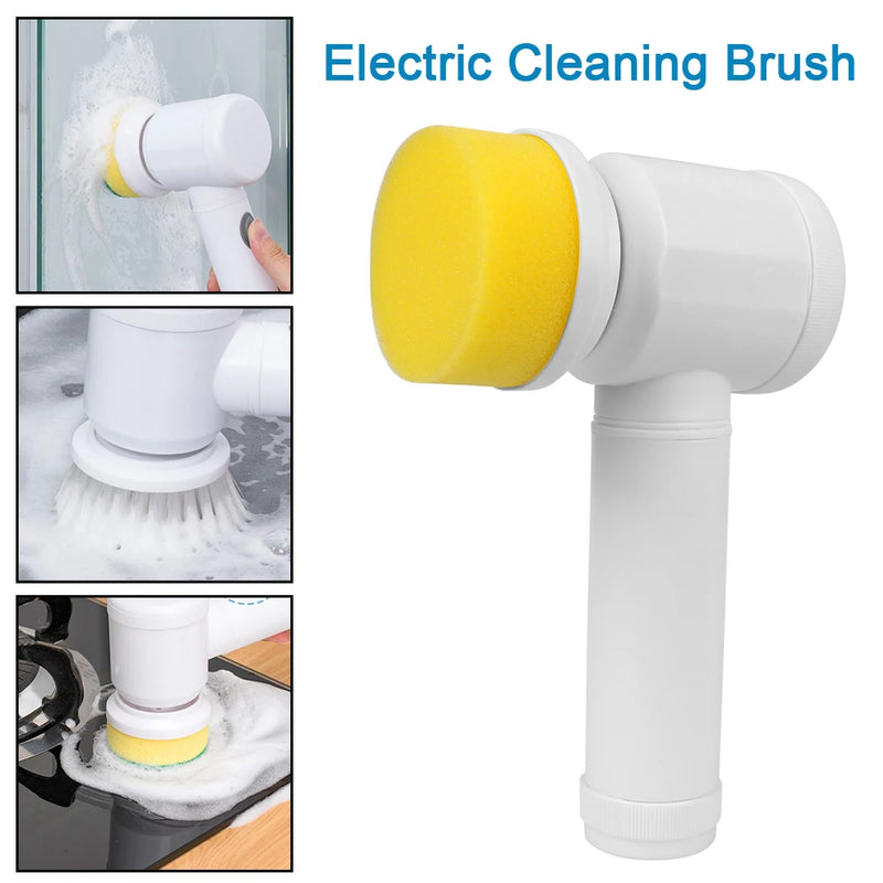 Escova elétrica de limpeza recarregável - Banheiro, cozinha, área de serviço